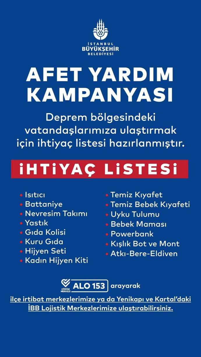 Depremzedeler için market alışverişi yapıp bağış yapacağım. Neler alabilirim?