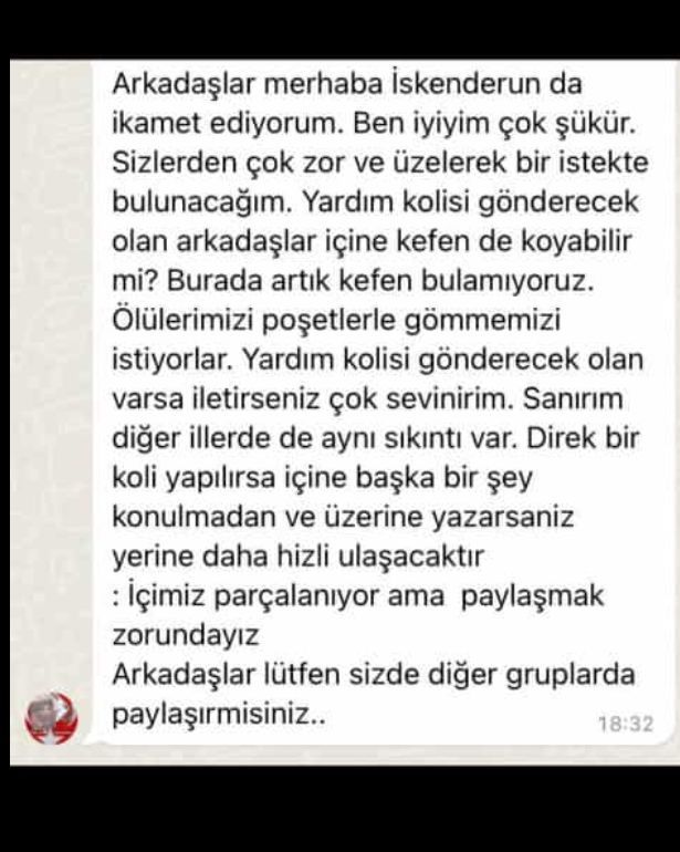 Yardım göndereceklere duyuru... Gelen bu tür mesajlara inanmalımıyız?