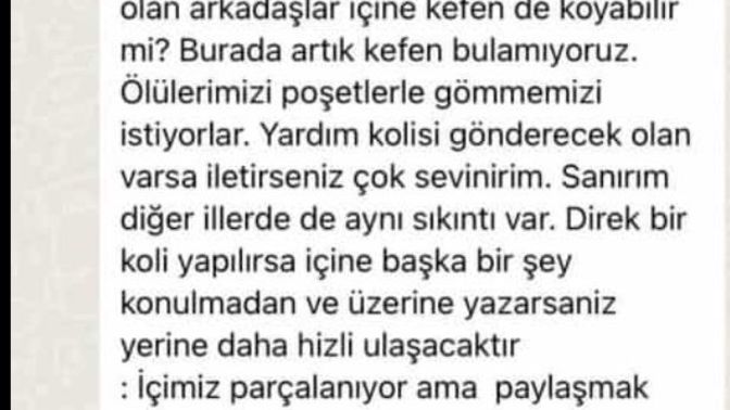 Yardım göndereceklere duyuru... Gelen bu tür mesajlara inanmalımıyız?