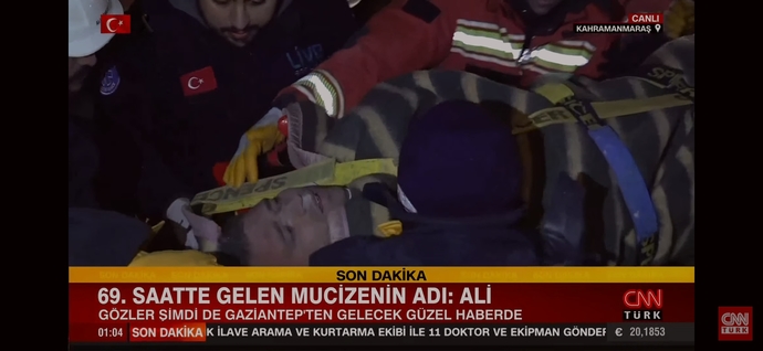 69. saatte bir mucize daha geldi, 27 yaşındaki Ali kurtarıldı! Duygulanmamak mümkün mü?