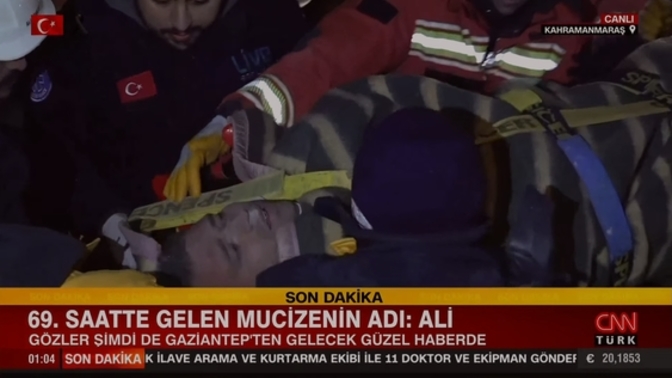 69. saatte bir mucize daha geldi, 27 yaşındaki Ali kurtarıldı! Duygulanmamak mümkün mü?