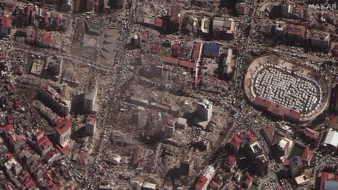 Kahramanmaraş'tan yeni görüntü geldi. Film gibi gözükmüyor mu :(?