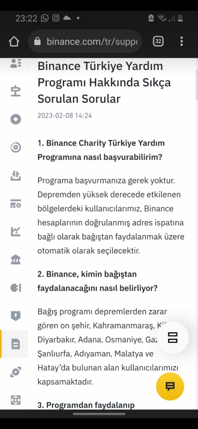 Binanceden anlayan var mı?