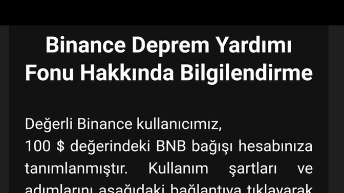Binance'den anlayan var mı?