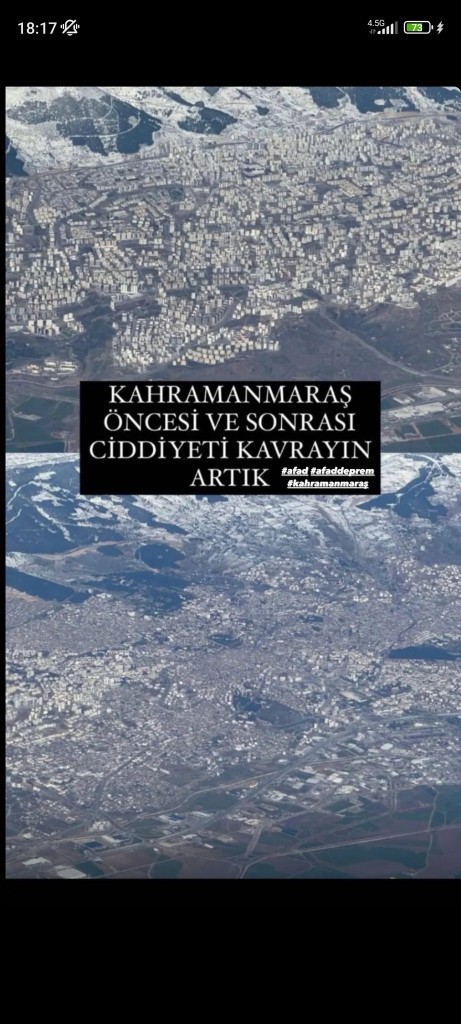 Bir fotoğrafçı Hatay'ı yukarıdan videoya aldı. Binalar sağlam olsaydı bu görüntüyü görür müydük?