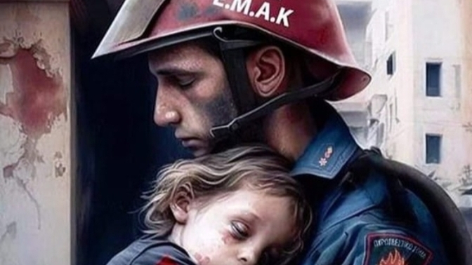 Kardeşliğin, komşuluğun en güzel fotoğrafı değil mi sizce de?