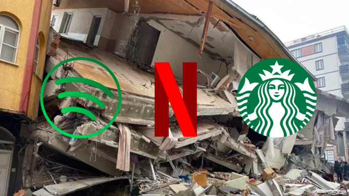 Netflix, Spotify ve Starbucksın afetin 4. gününde daha yeni deprem mesajı paylaşmalarını nasıl yorumluyorsunuz?