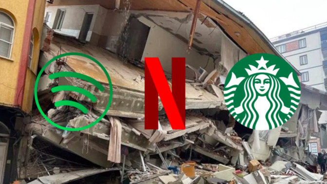 Netflix, Spotify ve Starbucks'ın afetin 4. gününde daha yeni deprem mesajı paylaşmalarını nasıl yorumluyorsunuz?