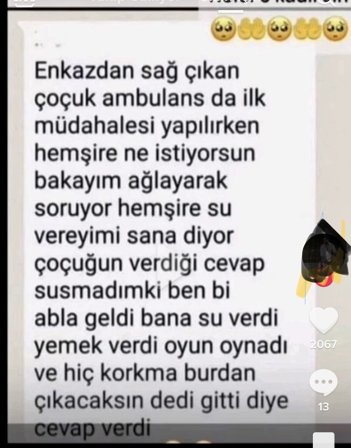 Paylaşılan bir şey gördüm, siz ne düşünüyorsunuz?
