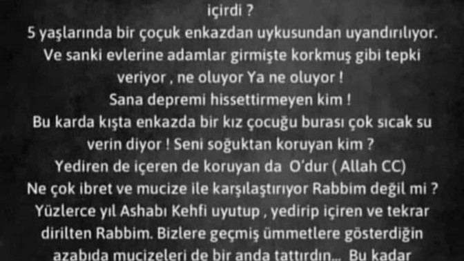 Paylaşılan bir şey gördüm, siz ne düşünüyorsunuz?