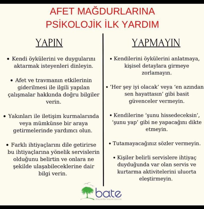 Depremden etkilenen çocuklara nasıl bir destek verilmeli?