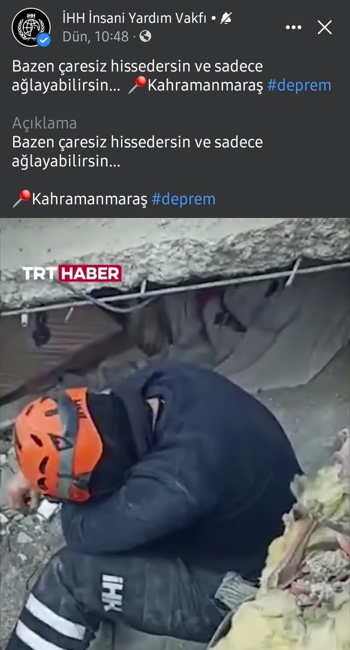 Deprem haberlerini gözyaşı dökmeden izleyebiliyor musunuz?