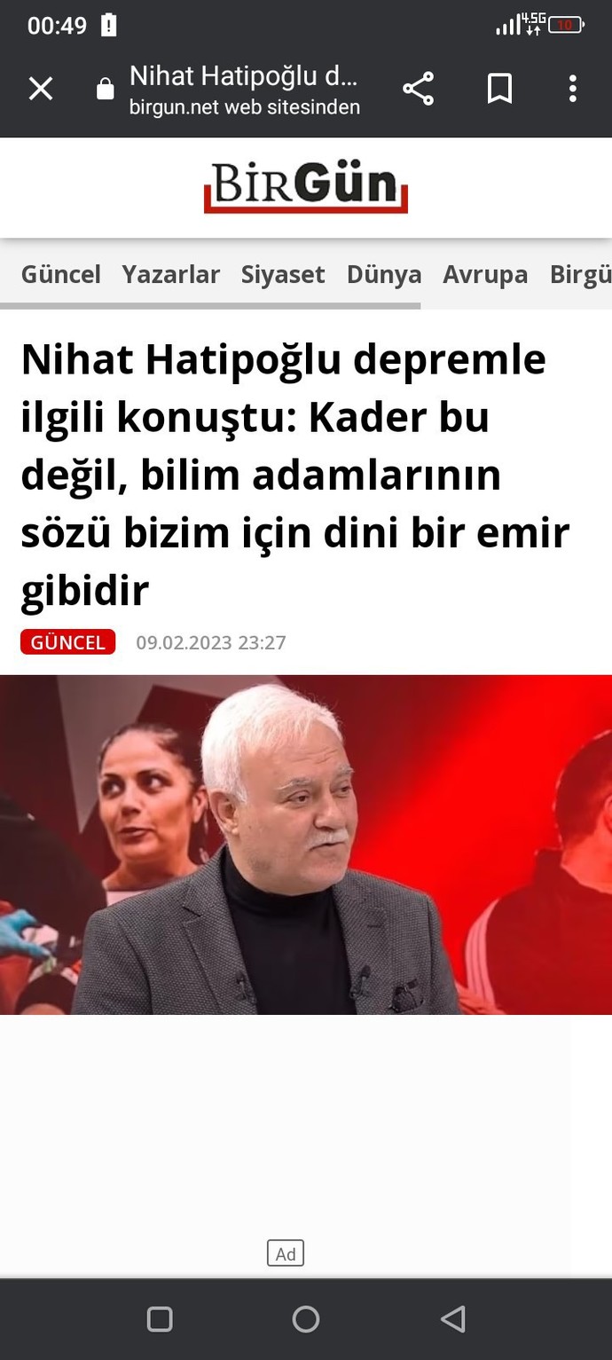 Bu yaşadığımız olay sizde neyi değiştiricek?