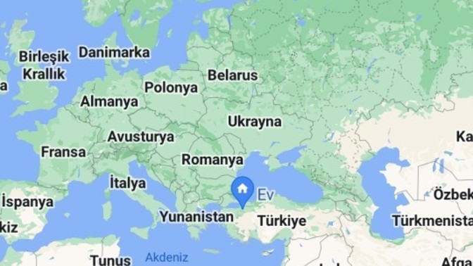 Haritada bu yeşil renk neyi ifade ediyor?