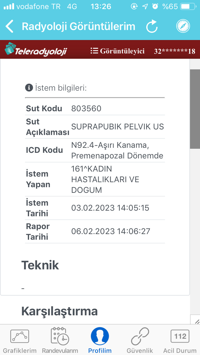 Jinekoloji muayenesinde ultrasona girdim. Sonuç bu çıktı. Ciddi midir?
