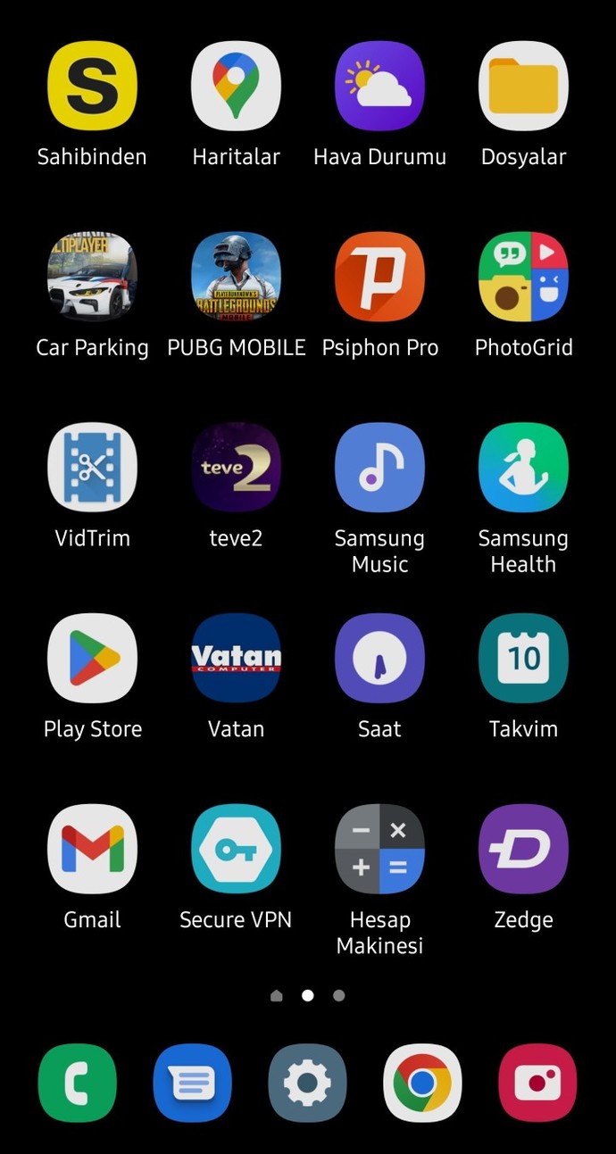 Telefonunuzda ne var kim hangi uygulamaları kullanıyor (Ekranları alalım)?