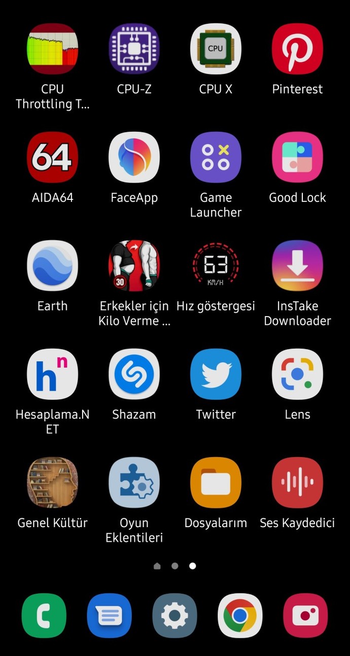 Telefonunuzda ne var kim hangi uygulamaları kullanıyor (Ekranları alalım)?