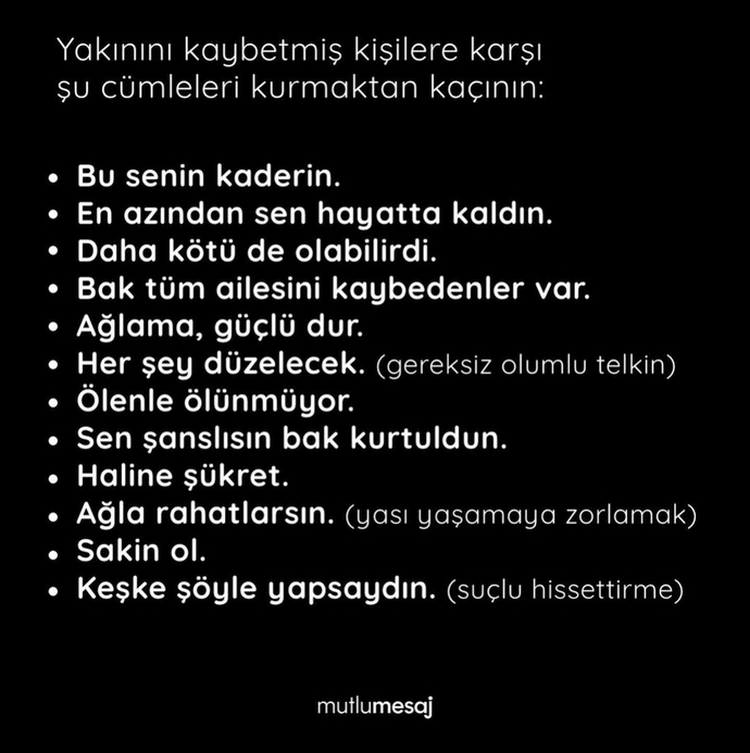 Bence en önemlisi de onları anladığımızı hissettirebilmek, yanlarında olabilmek