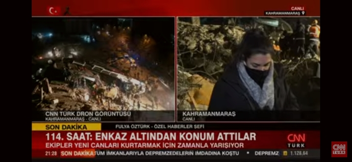 114. saatte enkaz altından konum geldi! Teknolojinin faydaları diyebilir miyiz?