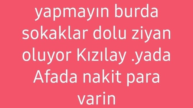 Ayni yardım mı, Nakdi yardım mı yapılmalı?