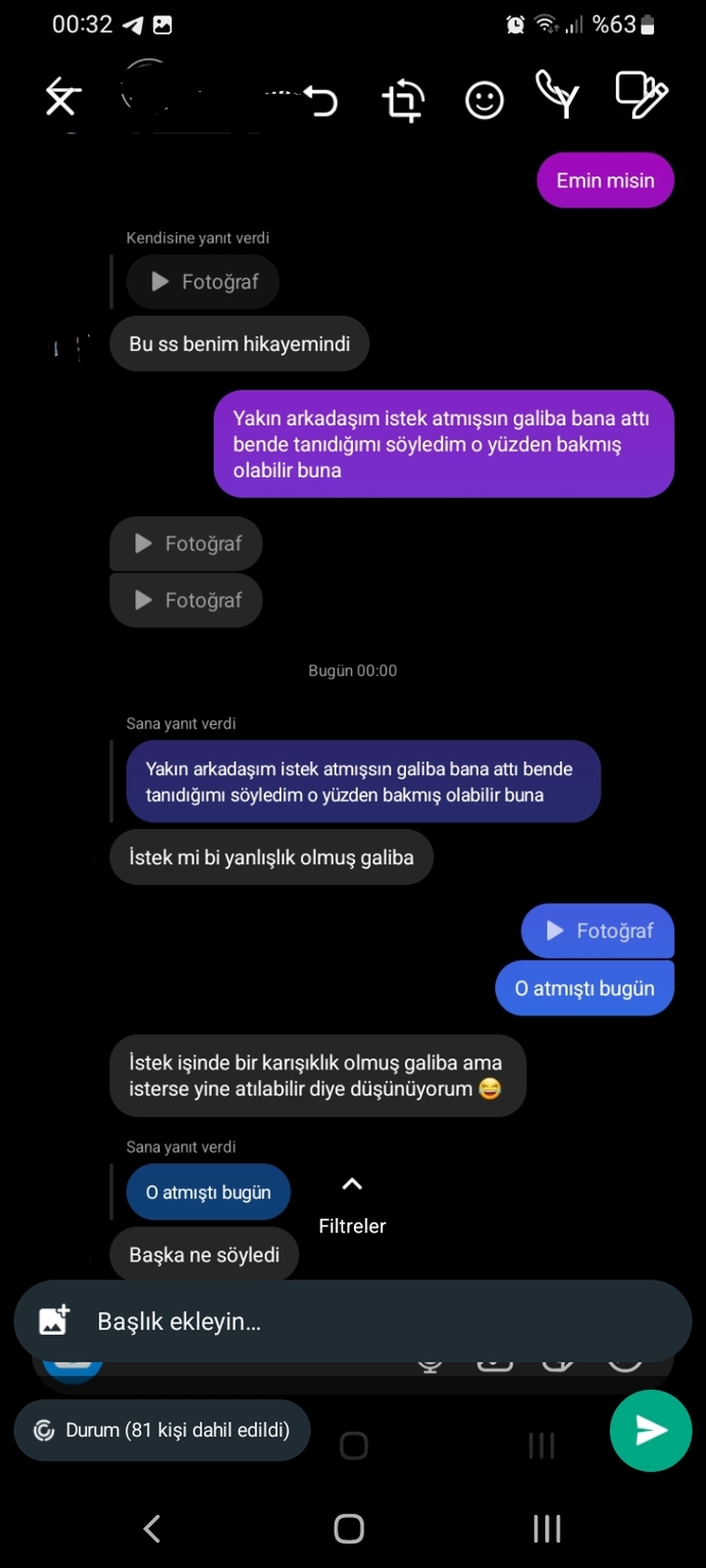 Arkadaşlar mesaj ssleriyle ilgili fikirlerinize ihtiyacım var?