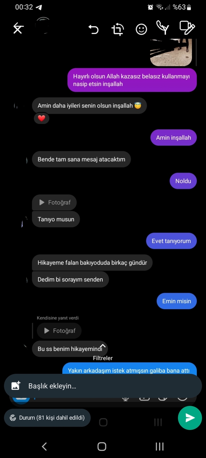 Arkadaşlar mesaj ssleriyle ilgili fikirlerinize ihtiyacım var?