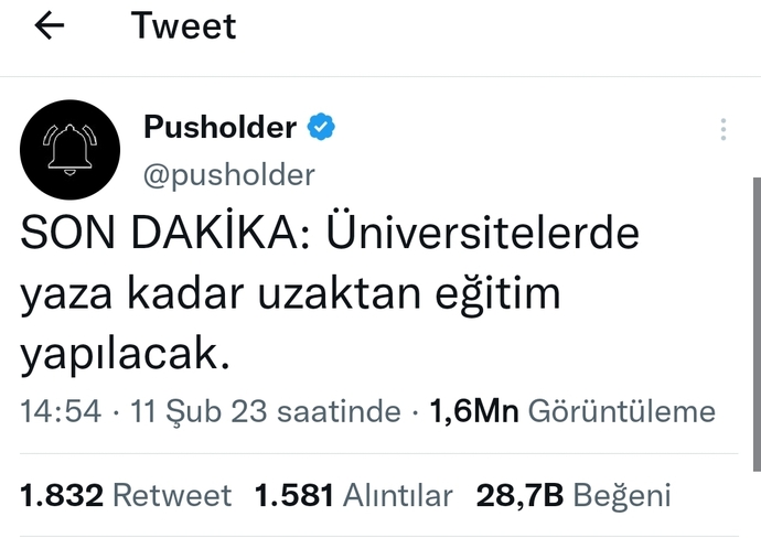 Üniversitelerin uzak eğitime geçmesini nasıl buldunuz?