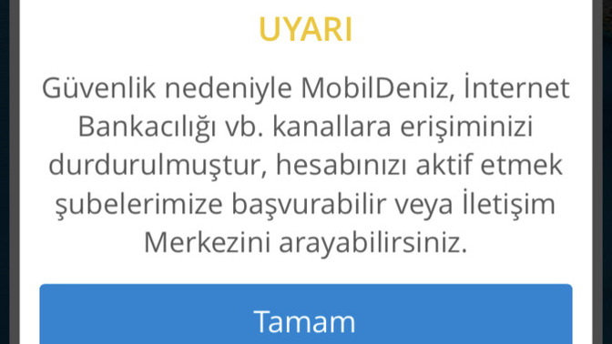 Deniz bank hesabıma bloke koymuş şubeye gitsem açarlar mı?