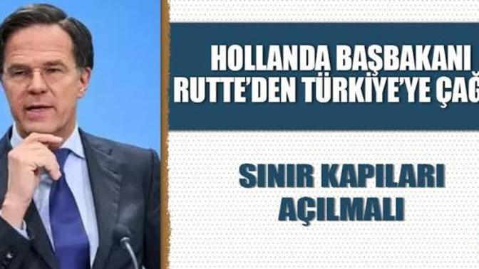 Hollanda başbakanı herkesi delirtmiş? Ne demek Suri yardım almıyor hepsi size gidiyor sınır kapılarını açın?
