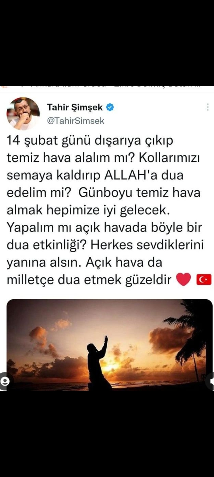 Tahir Şimşek bize gizli mesaj mi veriyor 14 Şubatta deprem olabilir mi?