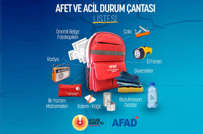 Hükümet her vatandaşa ücretsiz deprem çantası verse iyi olmaz mı?