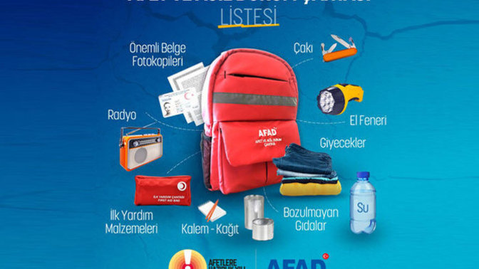 Hükümet her vatandaşa ücretsiz deprem çantası verse iyi olmaz mı?