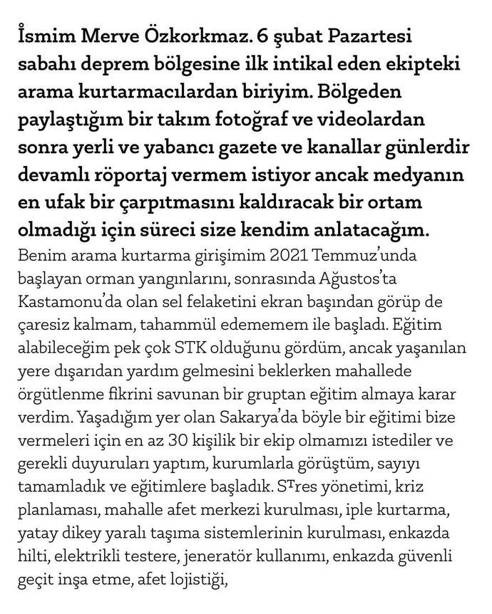 Deprem bölgesine ilk intikal eden ekipten Mervenin yaşadığı süreç! Ne düşünüyorsunuz?