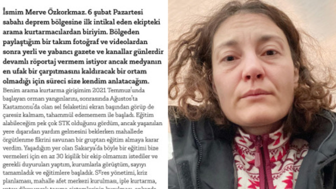 Deprem bölgesine ilk intikal eden ekipten Merve'nin yaşadığı süreç! Ne düşünüyorsunuz?