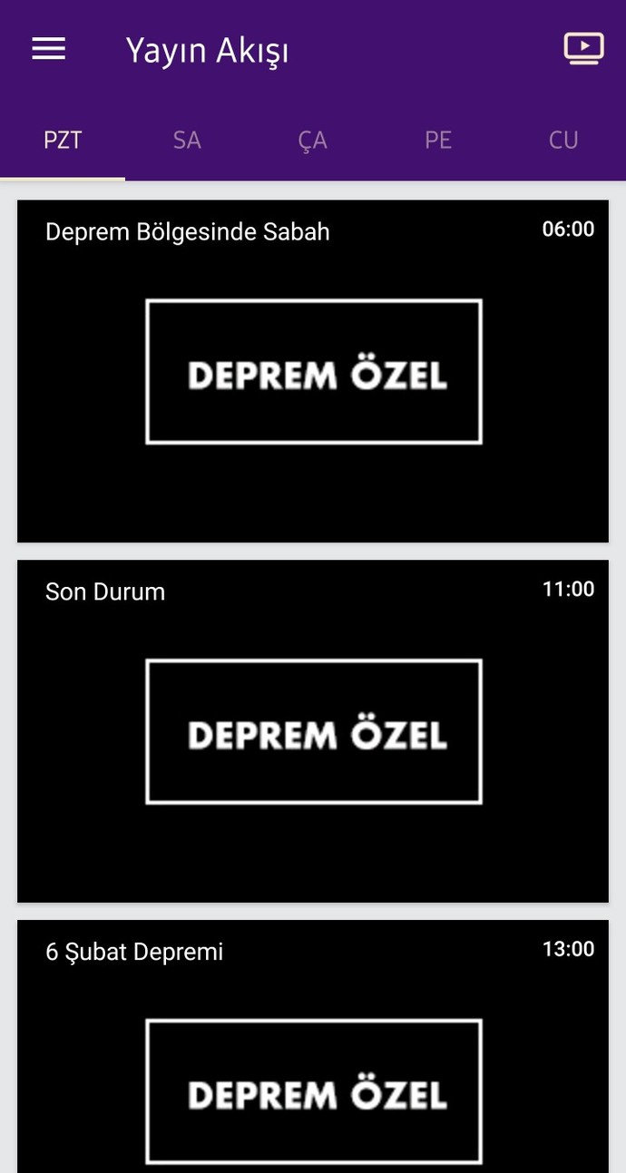 TV'lerde sürekli deprem yayını yapılmasını nasıl buluyorsunuz?