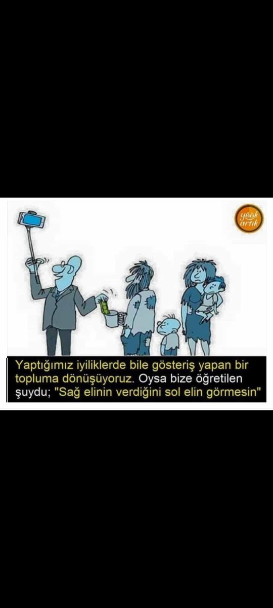 Yaptığınız iyilikleri gösteriş olsun diye sosyal, medyada paylaşıyor musunuz?