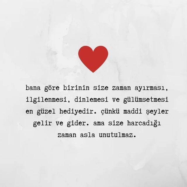 Eş, dost, sevgili ne olursa olsun zaman ayırmanın kıymetini bilen, anlayan çok insan göremedim.