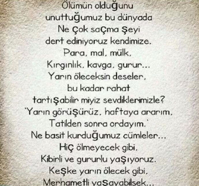 Bu depremden çıkarttığınız dersler nedir?
