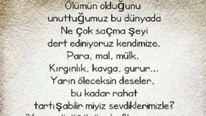 Bu depremden çıkarttığınız dersler nedir?