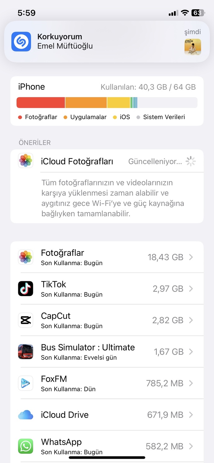 Neden iPhone güncellemesinde fotoğraflar gider?