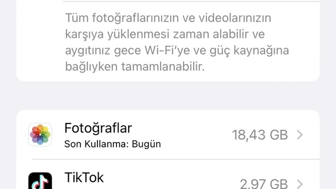 Neden iPhone güncellemesinde fotoğraflar gider?