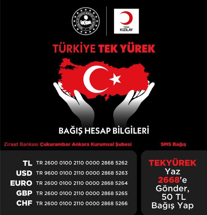 Türkiye tek yürek kampanyasına katılıyor musunuz?