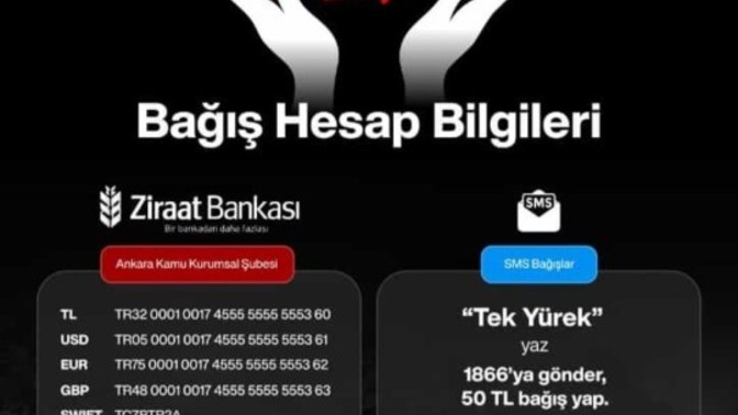 Siz ne kadar bağış yaptınız?