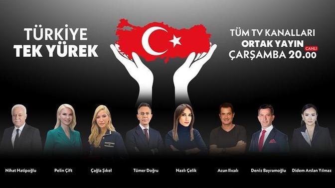 Türkiye tek yürek ortak yayınına bağış yapacak mısınız?