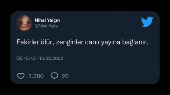 Fakirler ölür zenginler canlı yayına mı bağlanır?