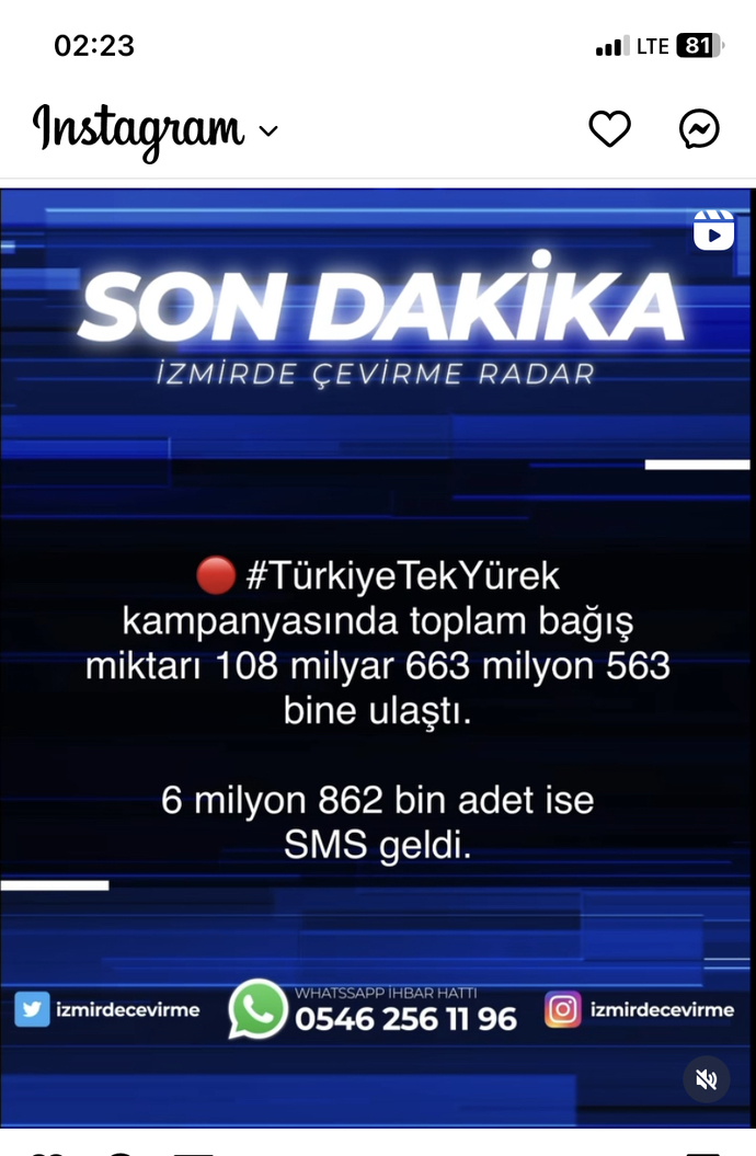 Bağış kampanyalarını izlediniz mi?