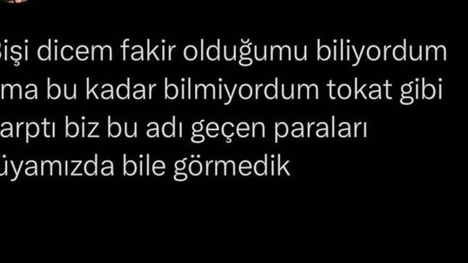 Çok fakir değil miyiz?