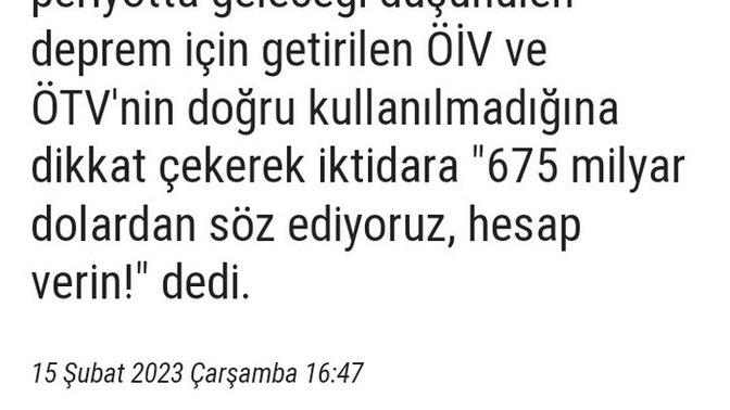 Deprem kaderse vergisi neden var?