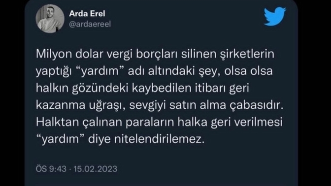 Dün geceye dair söylenmiş en guzel soz neydi sizce?