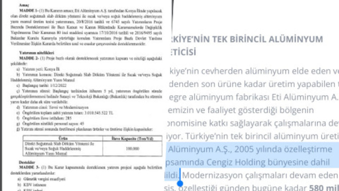 #TürkiyeTekYürek yayınında 3 milyar TL bağış yapan Cengiz Holding'e, 3 milyar 10 milyon TL'lik teşvik verilmiş. Ne düşünüyorsunuz?